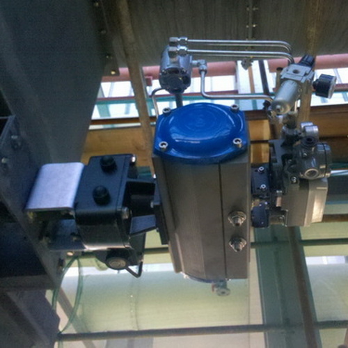 scotch yoke type pneumatic actuator